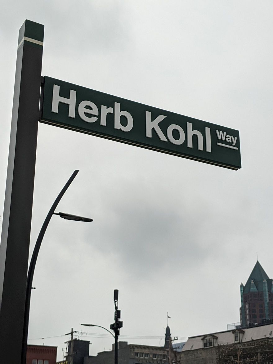 Fiserv Herb Kohl sign.jpg